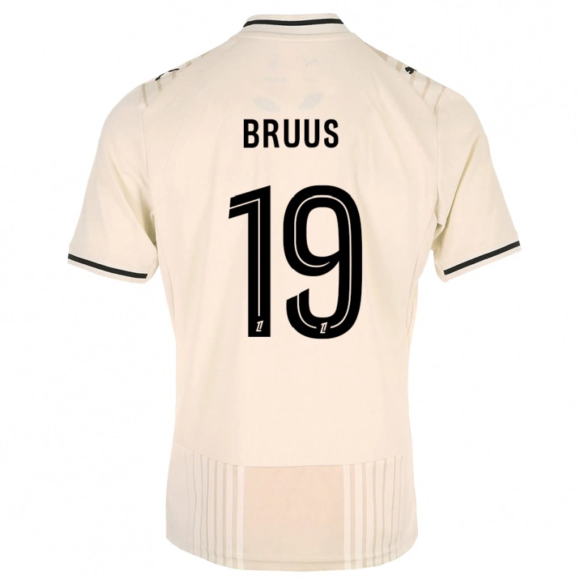 Danxen Mann Andreas Bruus #19 Oldlace Svart Antiquewhite Bortetrøye Drakt Trøye 2026/27 Skjorter T-Skjorte