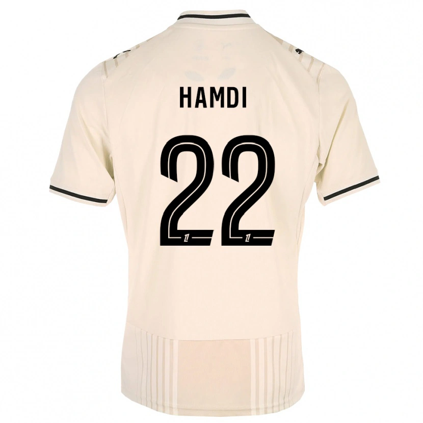 Danxen Mann Mathis Hamdi #22 Oldlace Svart Antiquewhite Bortetrøye Drakt Trøye 2026/27 Skjorter T-Skjorte