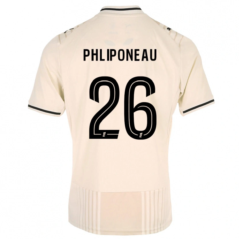 Danxen Mann Alexandre Phliponeau #26 Oldlace Svart Antiquewhite Bortetrøye Drakt Trøye 2026/27 Skjorter T-Skjorte