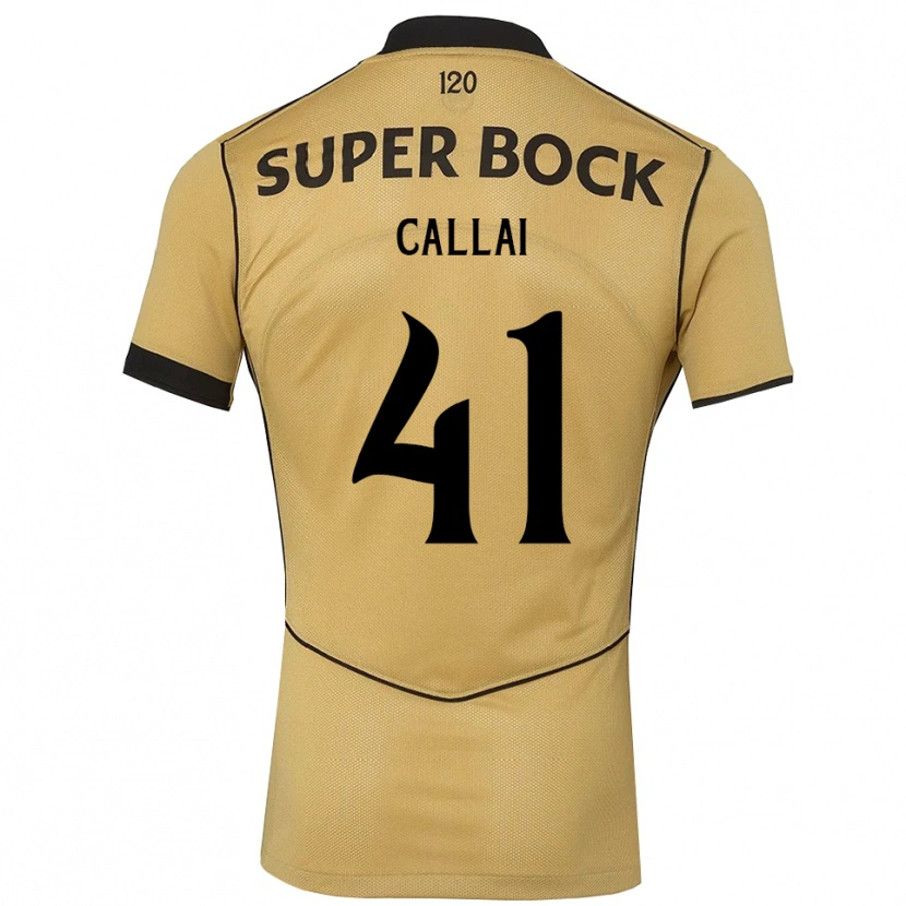 Danxen Mann Diego Callai #41 Gylden Kornblomst Svart Bortetrøye Drakt Trøye 2026/27 Skjorter T-Skjorte