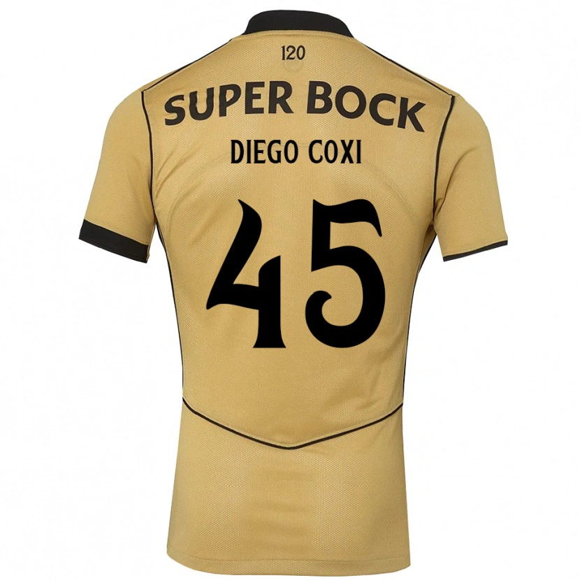 Danxen Mann Diego Coxi #45 Gylden Kornblomst Svart Bortetrøye Drakt Trøye 2026/27 Skjorter T-Skjorte