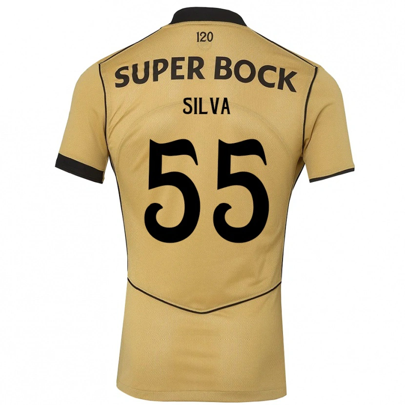 Danxen Mann José Silva #55 Gylden Kornblomst Svart Bortetrøye Drakt Trøye 2026/27 Skjorter T-Skjorte