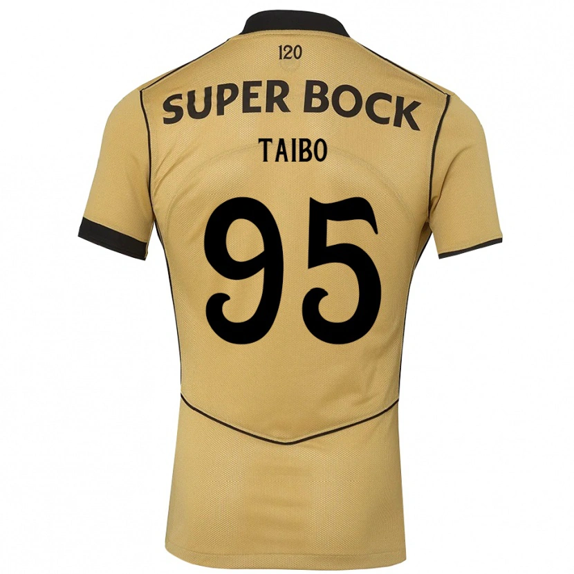 Danxen Mann Lucas Taibo #95 Gylden Kornblomst Svart Bortetrøye Drakt Trøye 2026/27 Skjorter T-Skjorte