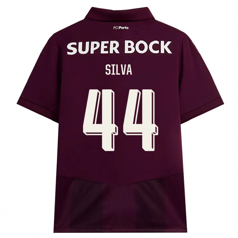 Danxen Mann Felipe Silva #44 Burgunder Hvit Bortetrøye Drakt Trøye 2026/27 Skjorter T-Skjorte