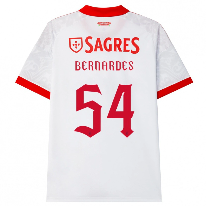 Danxen Mann Francisco Bernardes De Freitas Neto #54 Hvit Rød Gul Bortetrøye Drakt Trøye 2026/27 Skjorter T-Skjorte