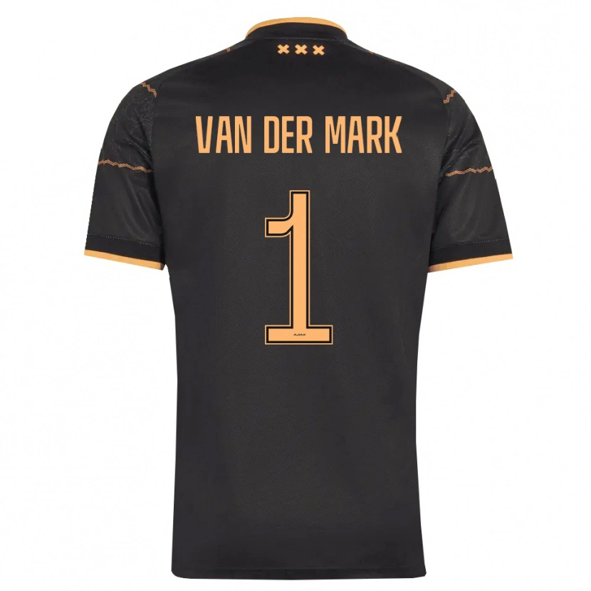 Danxen Mann Jesper Van Der Mark #1 Svart Oransje Bortetrøye Drakt Trøye 2026/27 Skjorter T-Skjorte