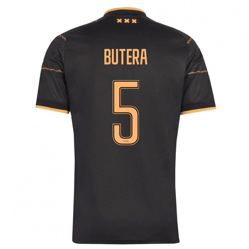 Danxen Mann Ethan Butera #5 Svart Oransje Bortetrøye Drakt Trøye 2026/27 Skjorter T-Skjorte