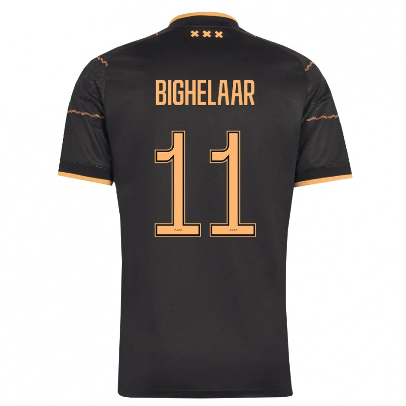 Danxen Mann Marjolijn Van Den Bighelaar #11 Svart Oransje Bortetrøye Drakt Trøye 2026/27 Skjorter T-Skjorte