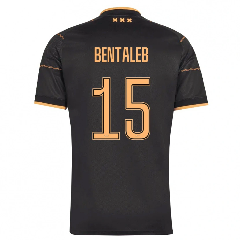 Danxen Mann Marouane Bentaleb #15 Svart Oransje Bortetrøye Drakt Trøye 2026/27 Skjorter T-Skjorte