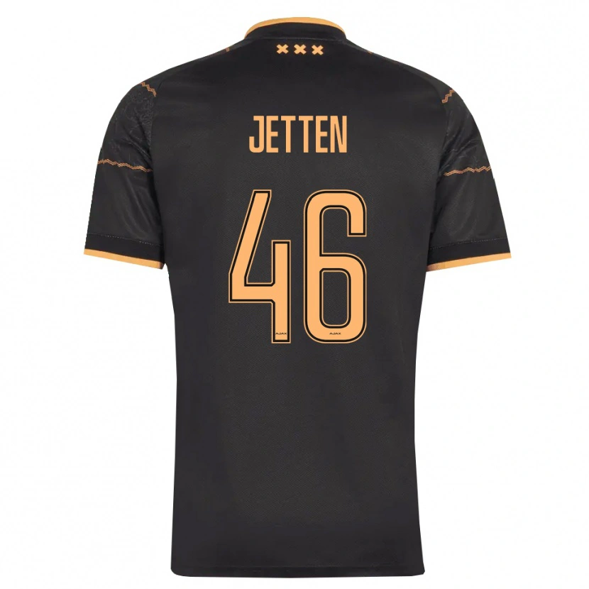 Danxen Mann Lucas Jetten #46 Svart Oransje Bortetrøye Drakt Trøye 2026/27 Skjorter T-Skjorte