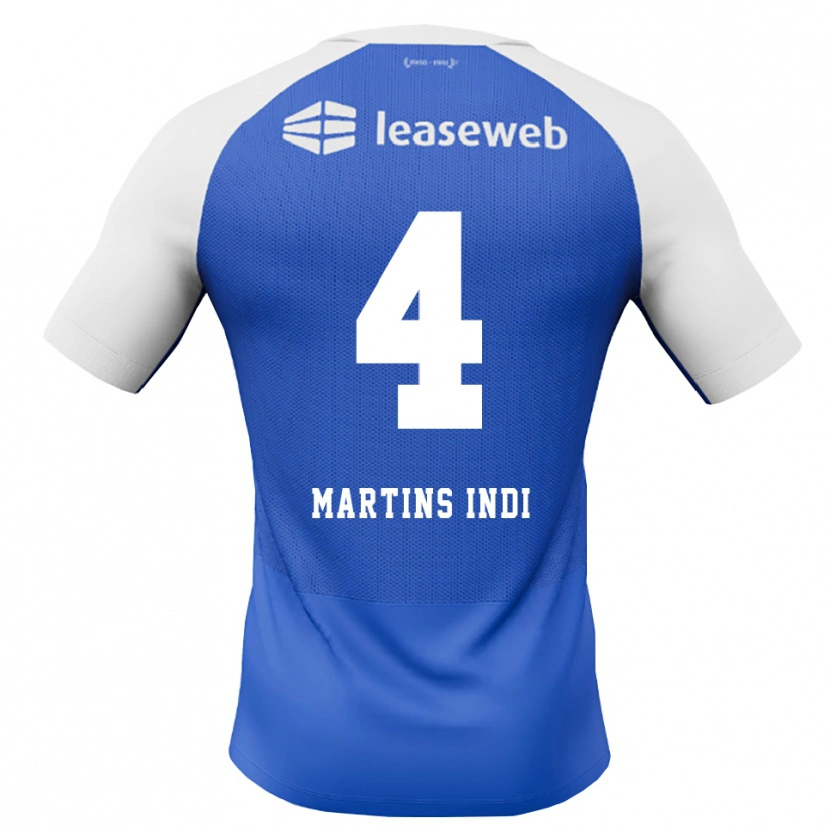 Danxen Mann Bruno Martins Indi #4 Blå Dodger Rød Hvit Bortetrøye Drakt Trøye 2026/27 Skjorter T-Skjorte