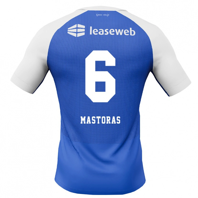 Danxen Mann Enoch Mastoras #6 Blå Dodger Rød Hvit Bortetrøye Drakt Trøye 2026/27 Skjorter T-Skjorte