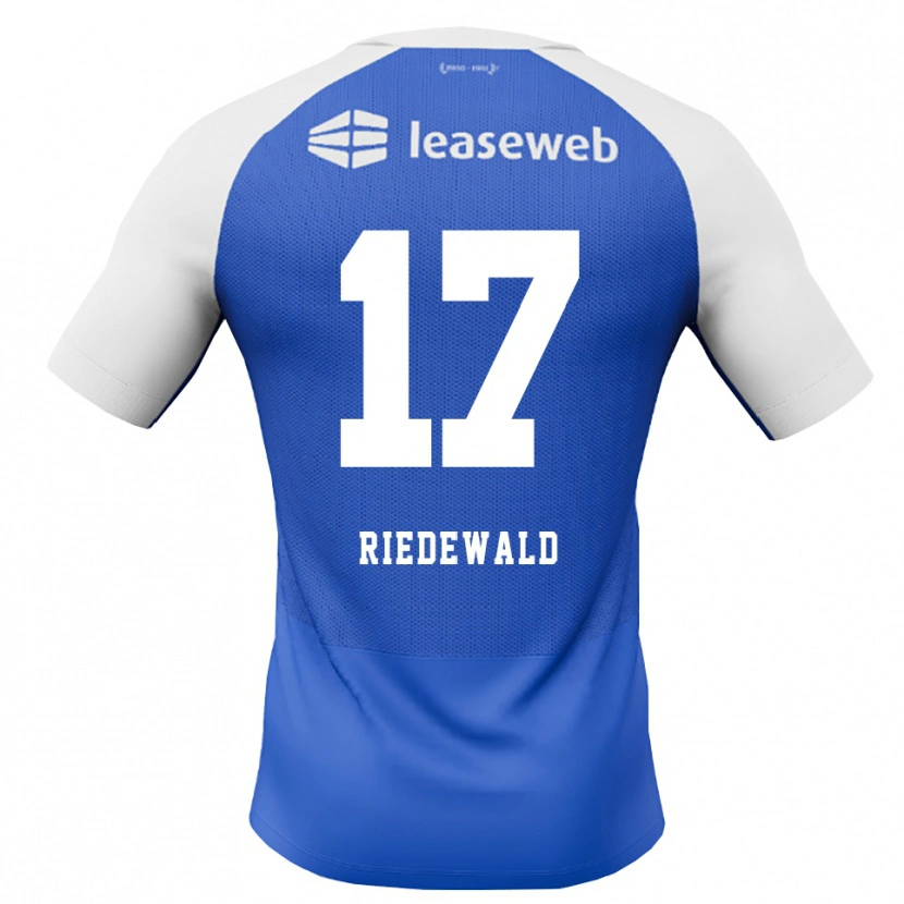 Danxen Mann Kenzo Riedewald #17 Blå Dodger Rød Hvit Bortetrøye Drakt Trøye 2026/27 Skjorter T-Skjorte