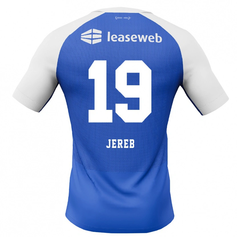 Danxen Mann David Jereb #19 Blå Dodger Rød Hvit Bortetrøye Drakt Trøye 2026/27 Skjorter T-Skjorte
