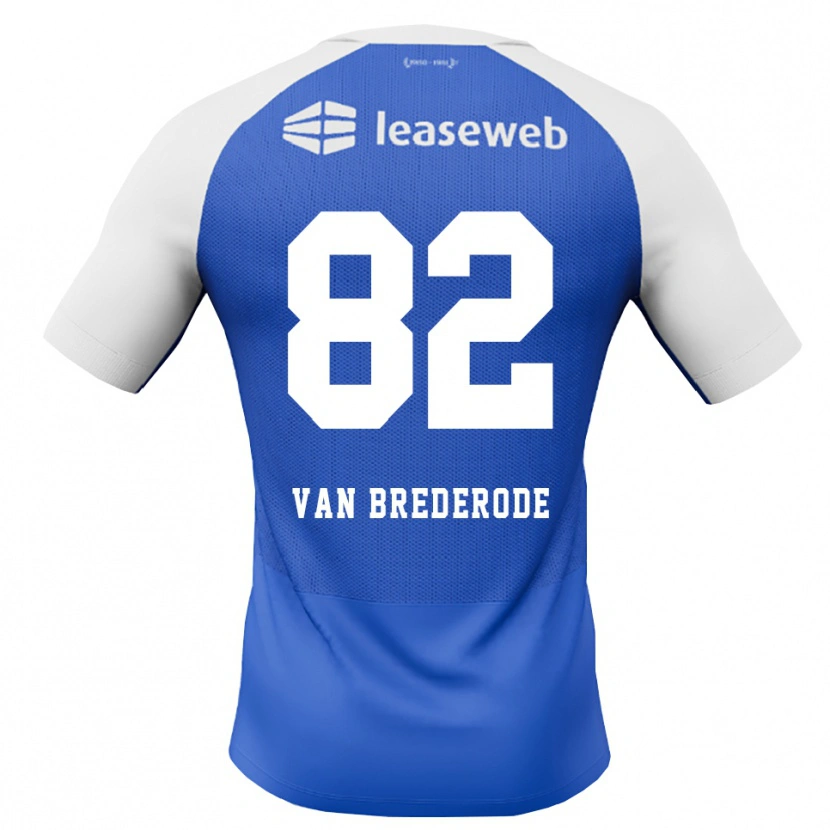 Danxen Mann Myron Van Brederode #82 Blå Dodger Rød Hvit Bortetrøye Drakt Trøye 2026/27 Skjorter T-Skjorte