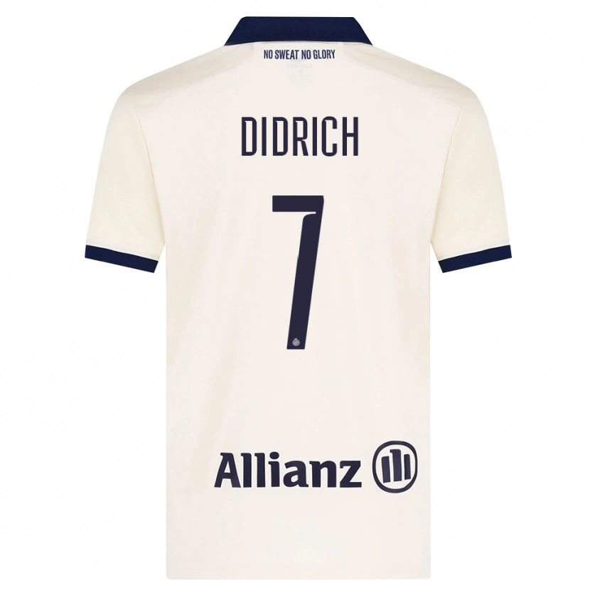 Danxen Mann Brian Didrich #7 Beige Svart Bortetrøye Drakt Trøye 2026/27 Skjorter T-Skjorte