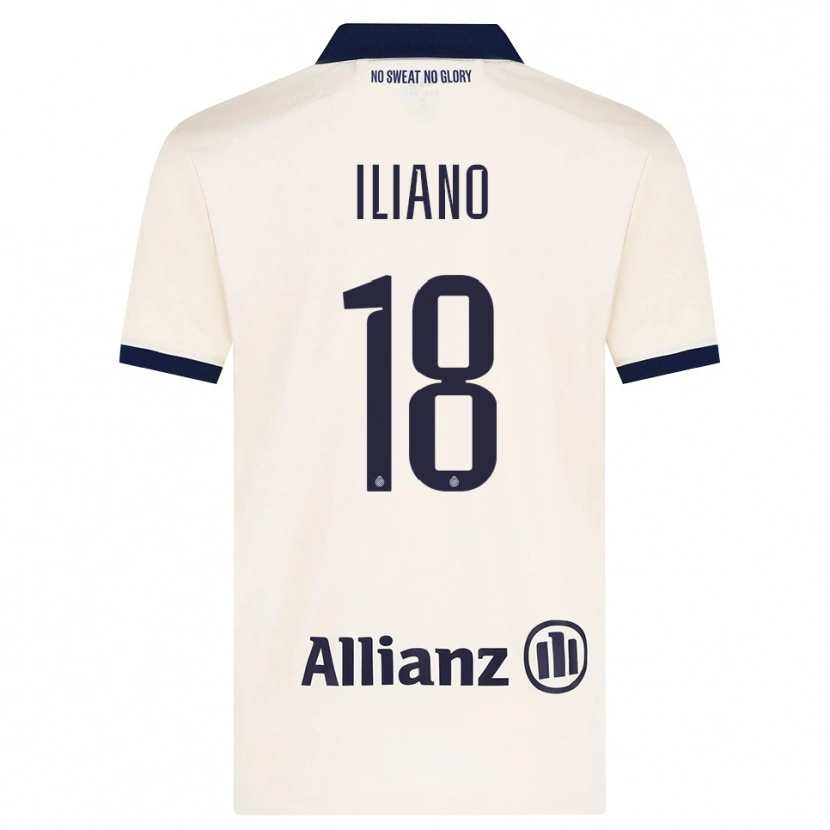 Danxen Mann Isabelle Iliano #18 Beige Svart Bortetrøye Drakt Trøye 2026/27 Skjorter T-Skjorte
