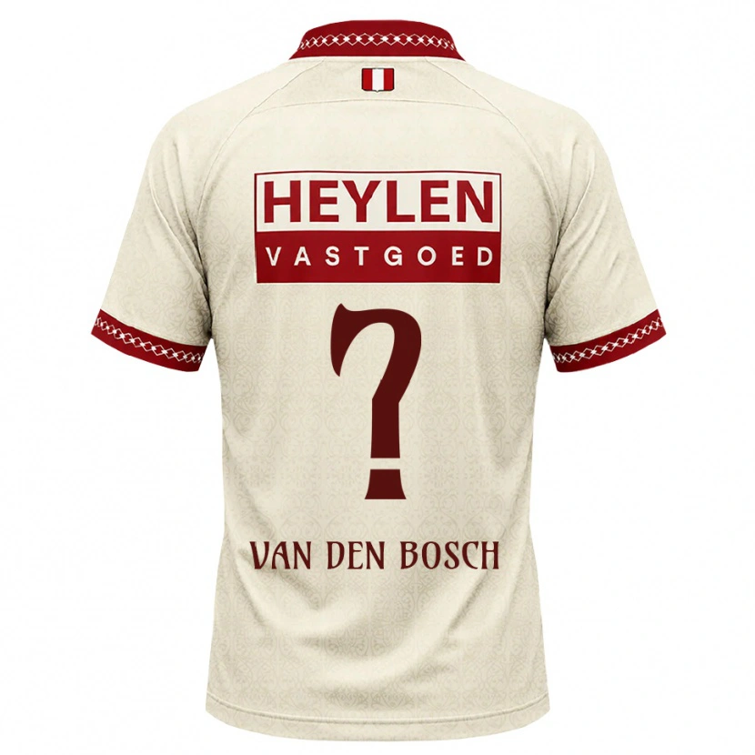 Danxen Mann Cisse Van Den Bosch #0 Beige Rød Bortetrøye Drakt Trøye 2026/27 Skjorter T-Skjorte