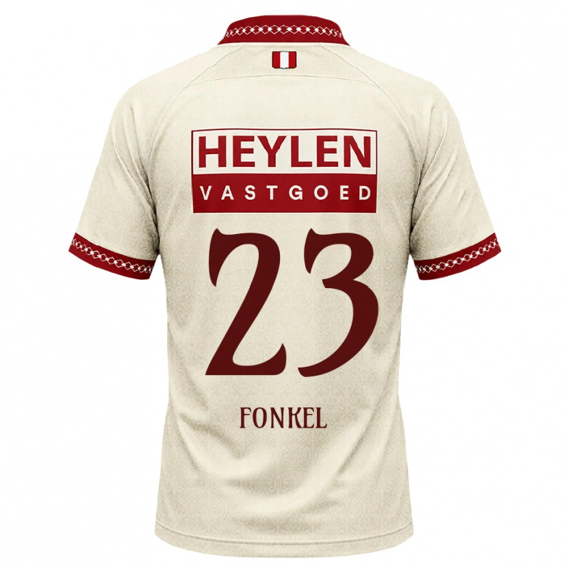 Danxen Mann Djuswhen Fonkel #23 Beige Rød Bortetrøye Drakt Trøye 2026/27 Skjorter T-Skjorte