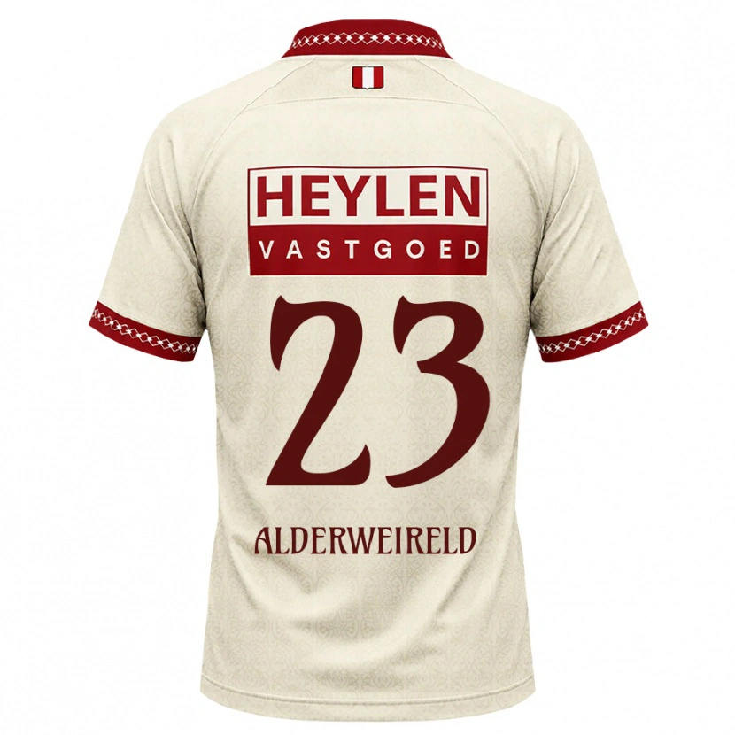 Danxen Mann Toby Alderweireld #23 Beige Rød Bortetrøye Drakt Trøye 2026/27 Skjorter T-Skjorte