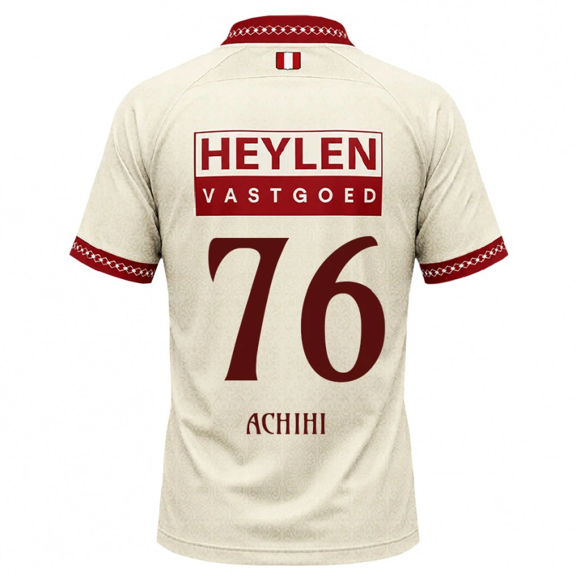 Danxen Mann Orseer Achihi #76 Beige Rød Bortetrøye Drakt Trøye 2026/27 Skjorter T-Skjorte