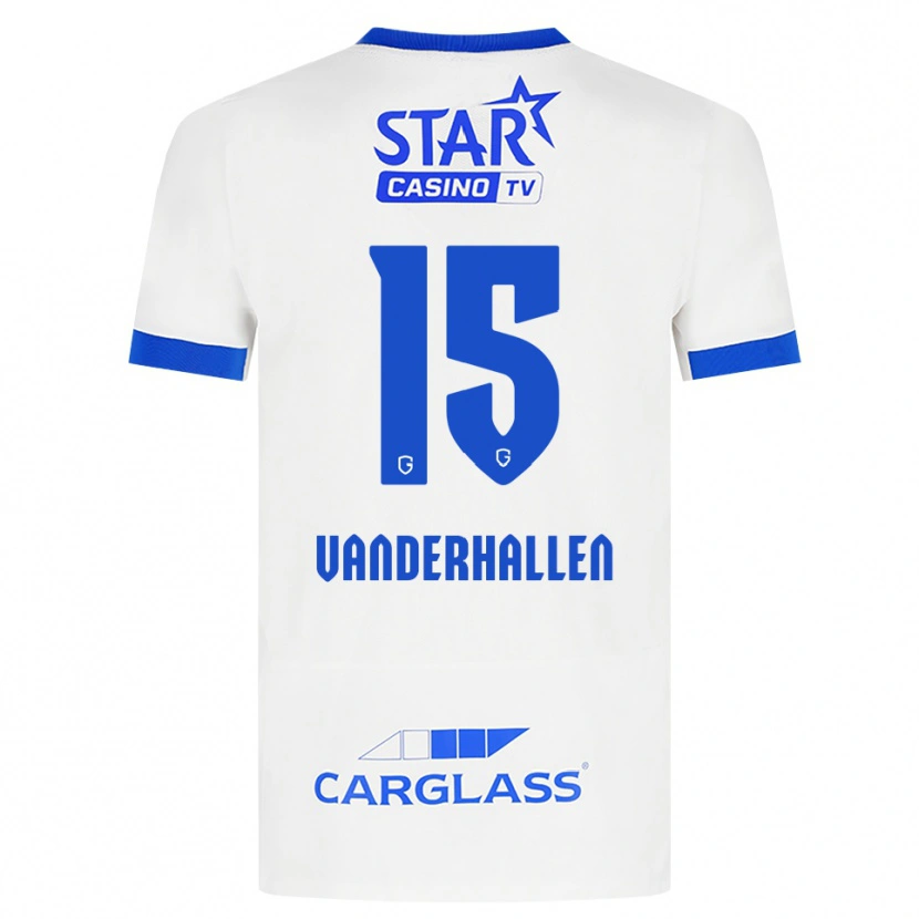 Danxen Mann Yari Vanderhallen #15 Hvit Blå Bortetrøye Drakt Trøye 2026/27 Skjorter T-Skjorte