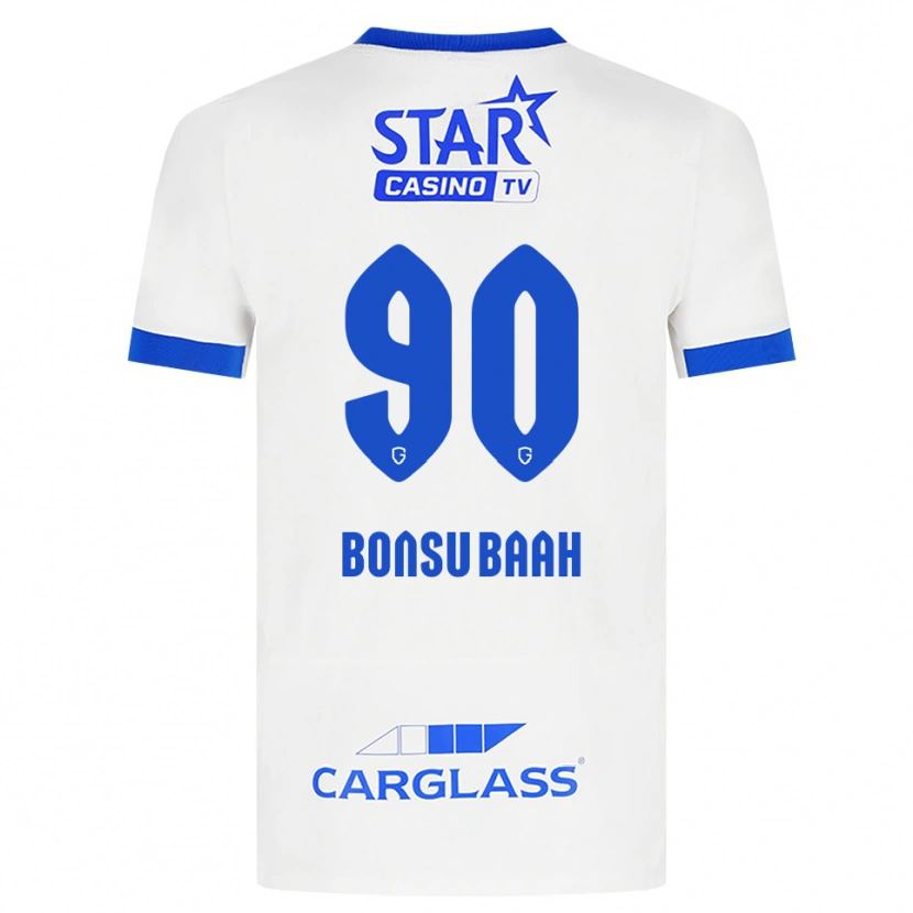 Danxen Mann Christopher Bonsu Baah #90 Hvit Blå Bortetrøye Drakt Trøye 2026/27 Skjorter T-Skjorte