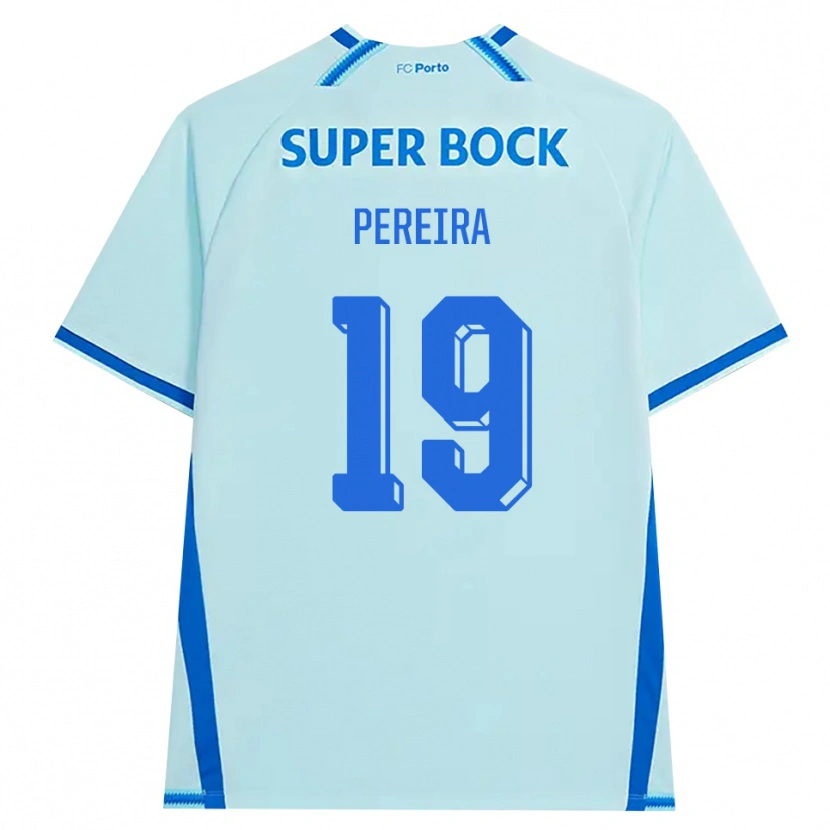 Danxen Mann João Pereira #19 Lyseblå Blå Tredje Sett Drakt Trøye 2026/27 Skjorter T-Skjorte