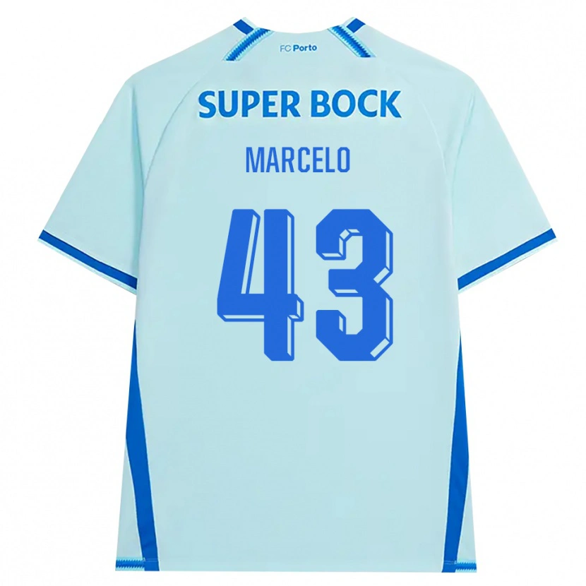 Danxen Mann Joao Marcelo #43 Lyseblå Blå Tredje Sett Drakt Trøye 2026/27 Skjorter T-Skjorte
