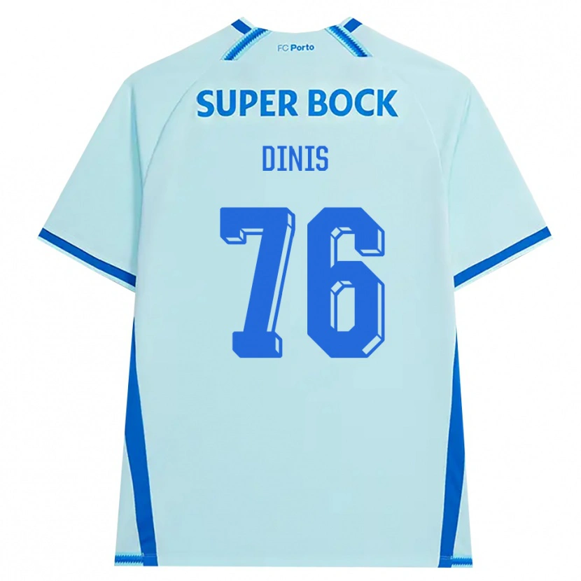 Danxen Mann Dinis Andrade Rodrigues #76 Lyseblå Blå Tredje Sett Drakt Trøye 2026/27 Skjorter T-Skjorte