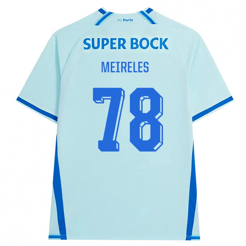 Danxen Mann Jorge Meireles #78 Lyseblå Blå Tredje Sett Drakt Trøye 2026/27 Skjorter T-Skjorte