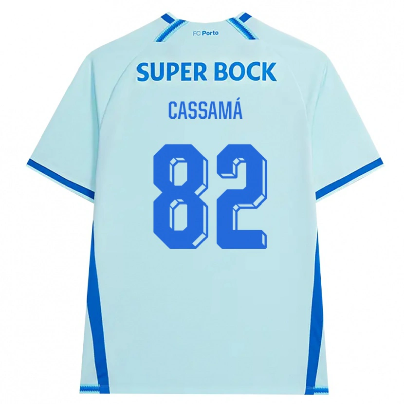 Danxen Mann Abdu Cassamá #82 Lyseblå Blå Tredje Sett Drakt Trøye 2026/27 Skjorter T-Skjorte