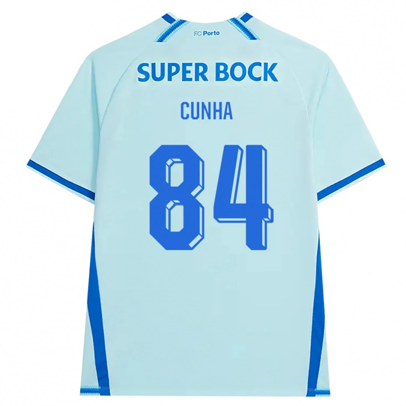 Danxen Mann Martim Cunha #84 Lyseblå Blå Tredje Sett Drakt Trøye 2026/27 Skjorter T-Skjorte