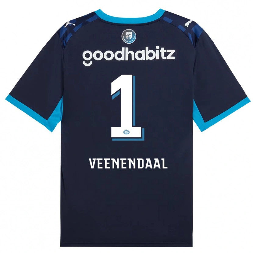 Danxen Mann Sari Van Veenendaal #1 Blå Dodger Kongeblå Tredje Sett Drakt Trøye 2026/27 Skjorter T-Skjorte