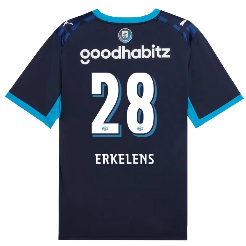 Danxen Mann Kwint Erkelens #28 Blå Dodger Kongeblå Tredje Sett Drakt Trøye 2026/27 Skjorter T-Skjorte