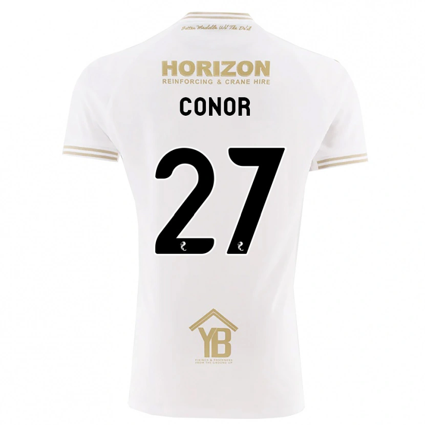 Danxen Mann Conor Mcleod #27 Hvete Hvit Bortetrøye Drakt Trøye 2026/27 Skjorter T-Skjorte