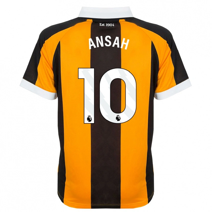 Danxen Mann Ilyas Ansah #10 Oransje Svart Hvit Hjemmetrøye Drakt Trøye 2026/27 Skjorter T-Skjorte