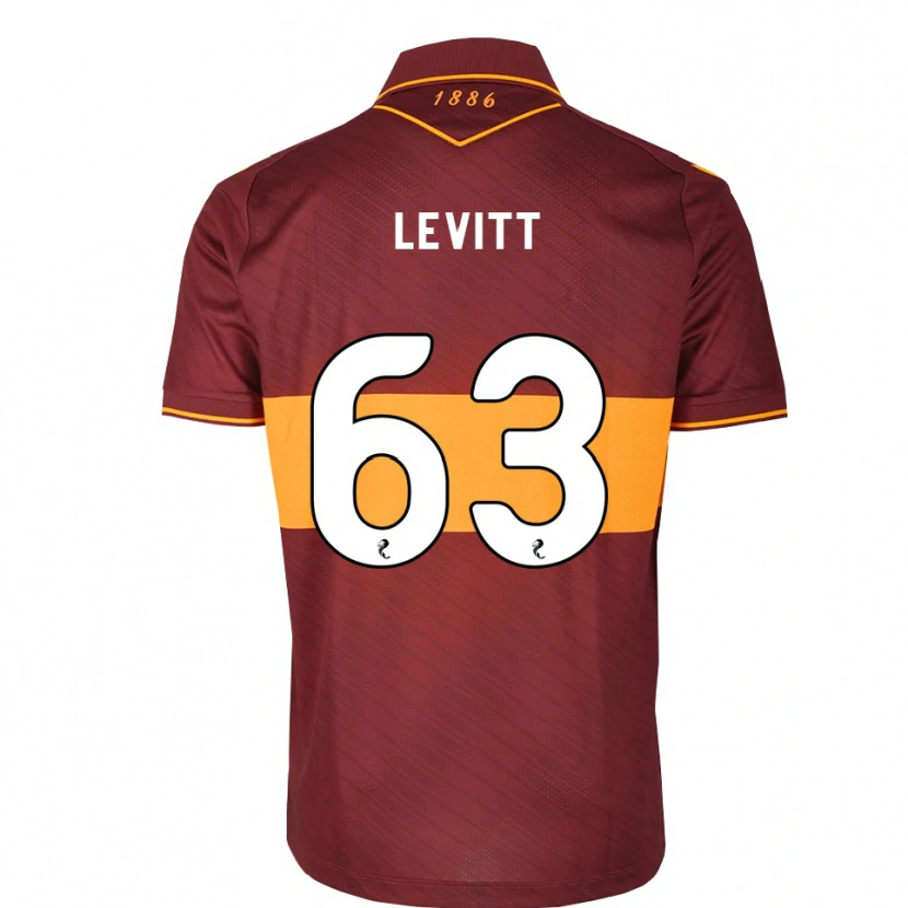 Danxen Mann Dylan Levitt #63 Oransje Brun Bortetrøye Drakt Trøye 2026/27 Skjorter T-Skjorte