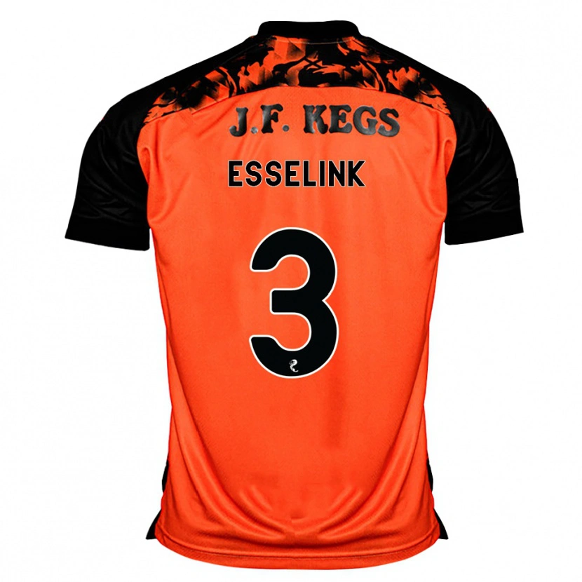 Danxen Dame Bert Esselink #3 Oransje Svart Hvit Hjemmetrøye Drakt Trøye 2026/27 Skjorter T-Skjorte