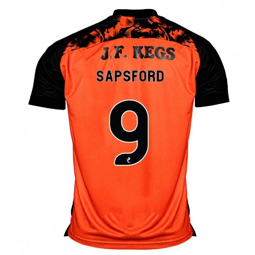 Danxen Dame Zachary Sapsford #9 Oransje Svart Hvit Hjemmetrøye Drakt Trøye 2026/27 Skjorter T-Skjorte