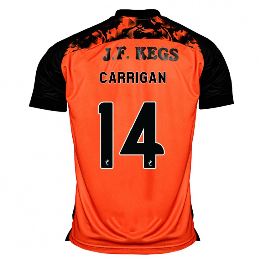 Danxen Dame Leo Carrigan #14 Oransje Svart Hvit Hjemmetrøye Drakt Trøye 2026/27 Skjorter T-Skjorte