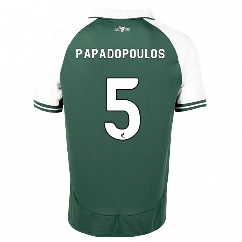 Danxen Dame Stacey Papadopoulos #5 Sjøgrønn Hvit Hjemmetrøye Drakt Trøye 2026/27 Skjorter T-Skjorte