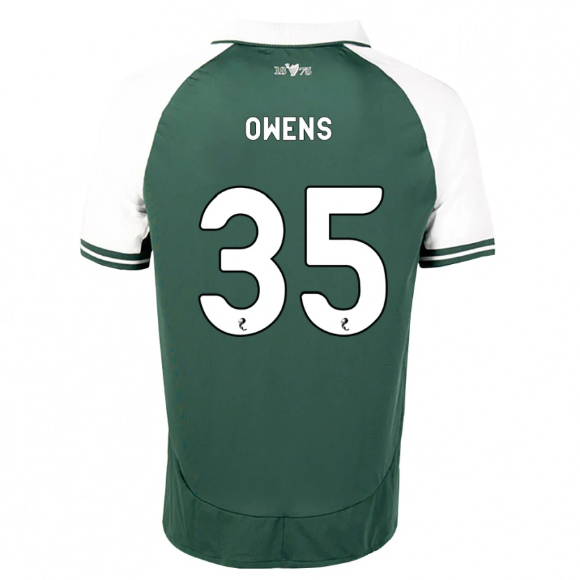 Danxen Dame Freddie Owens #35 Sjøgrønn Hvit Hjemmetrøye Drakt Trøye 2026/27 Skjorter T-Skjorte