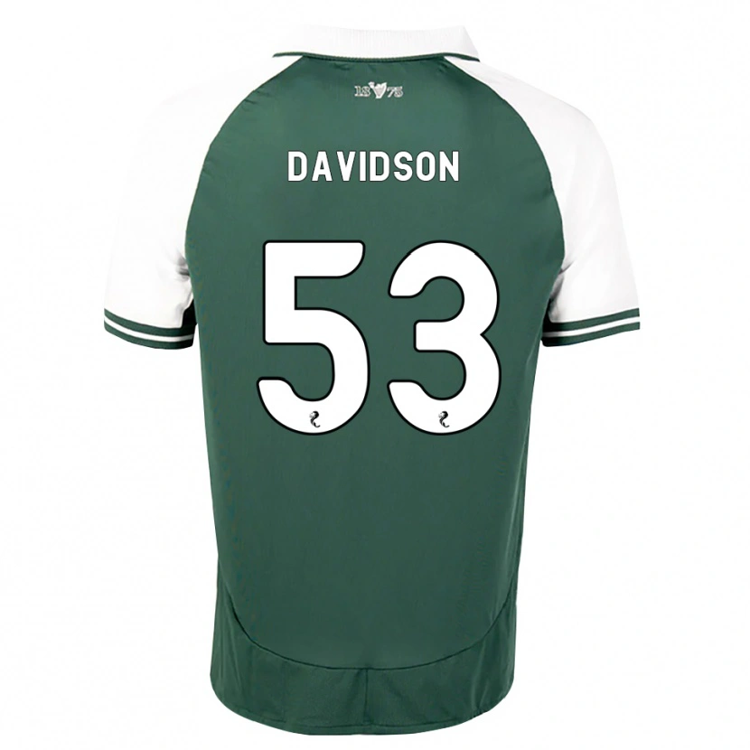 Danxen Dame Luke Davidson #53 Sjøgrønn Hvit Hjemmetrøye Drakt Trøye 2026/27 Skjorter T-Skjorte