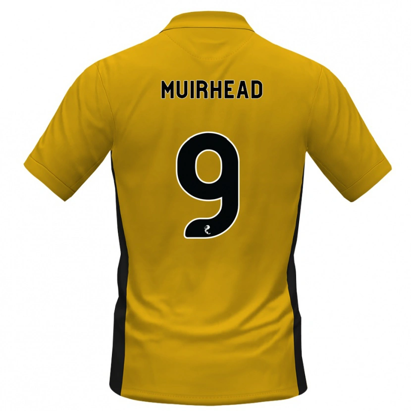 Danxen Dame Robbie Muirhead #9 Oransje Svart Hjemmetrøye Drakt Trøye 2026/27 Skjorter T-Skjorte