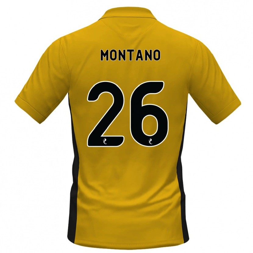 Danxen Dame Cristian Montano #26 Oransje Svart Hjemmetrøye Drakt Trøye 2026/27 Skjorter T-Skjorte