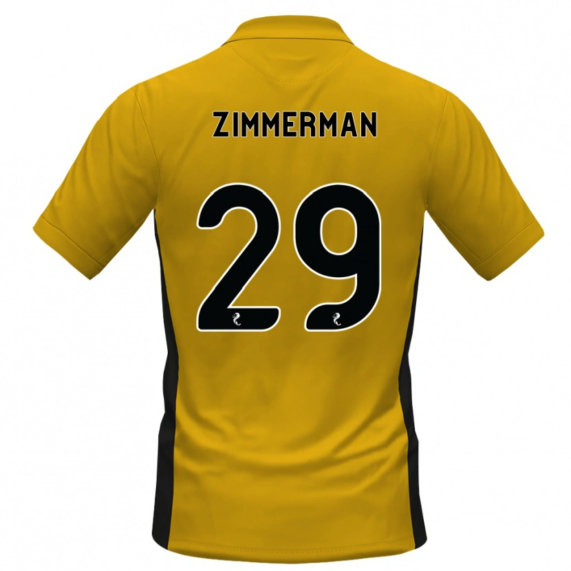 Danxen Dame Joshua Zimmerman #29 Oransje Svart Hjemmetrøye Drakt Trøye 2026/27 Skjorter T-Skjorte