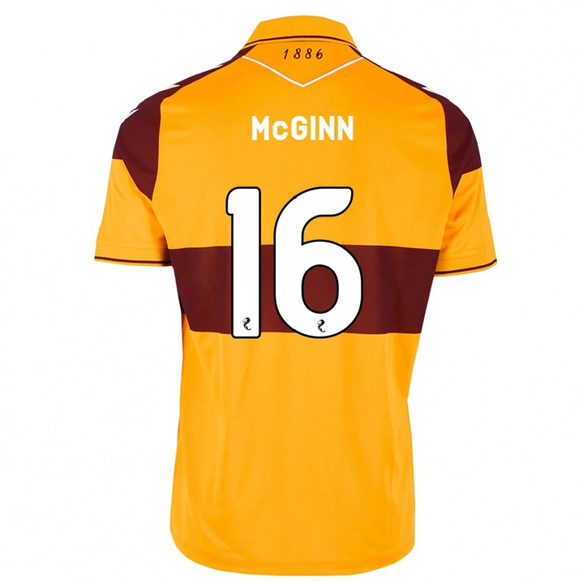 Danxen Dame Paul Mcginn #16 Brun Oransje Hjemmetrøye Drakt Trøye 2026/27 Skjorter T-Skjorte