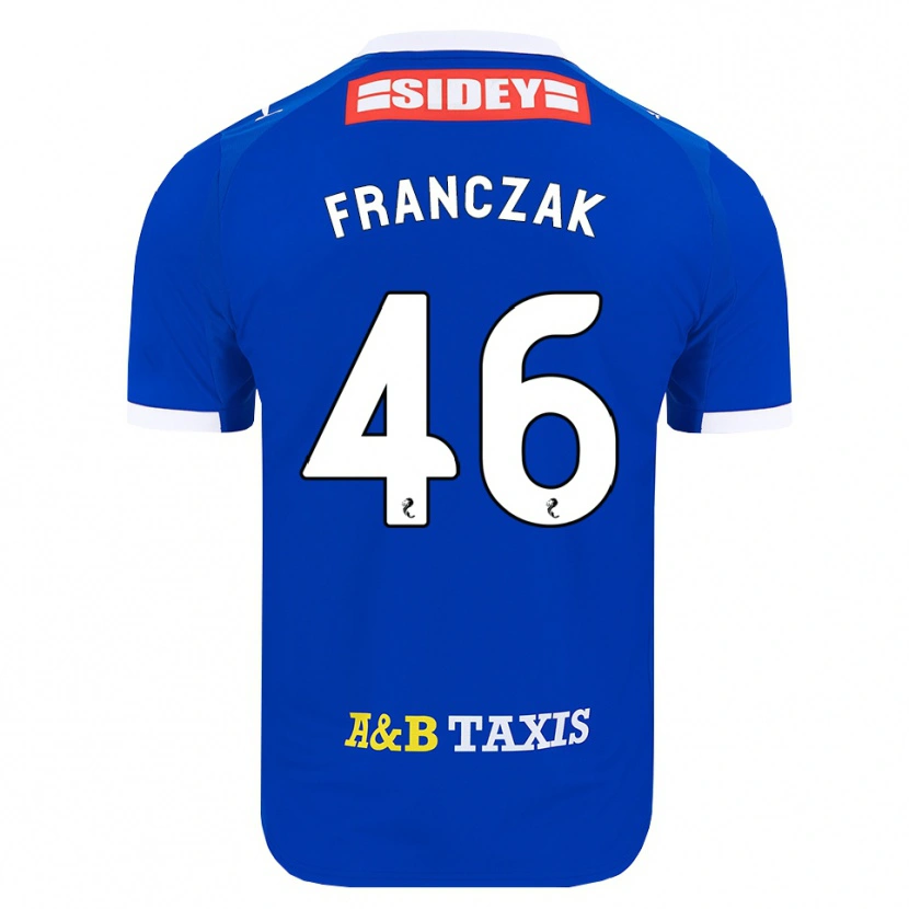 Danxen Dame Franciszek Franczak #46 Blå Rød Gul Hjemmetrøye Drakt Trøye 2026/27 Skjorter T-Skjorte