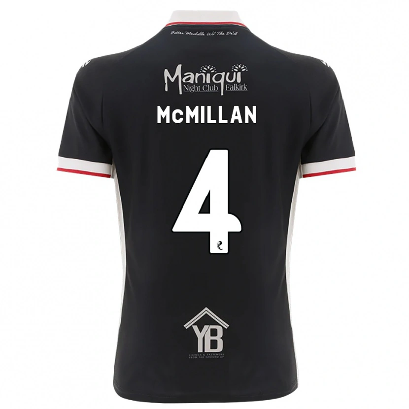 Danxen Dame Jack Mcmillan #4 Svart Hvit Rød Hjemmetrøye Drakt Trøye 2026/27 Skjorter T-Skjorte